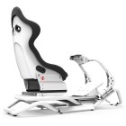 Rseat N1 Black Seat / White Frame Racing Simulator Cockpit